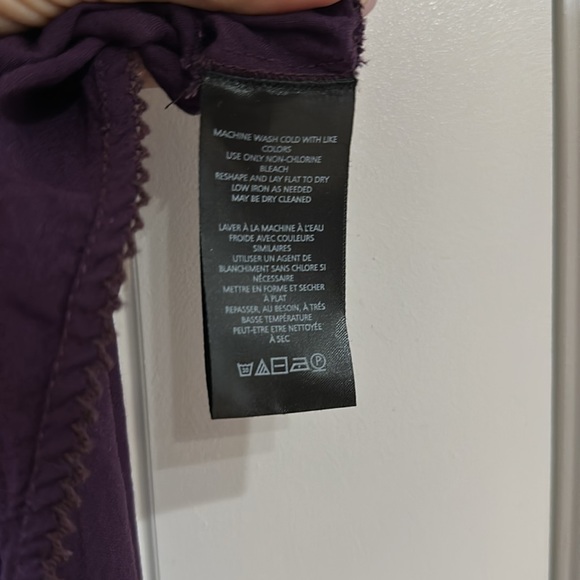 Anthropologie The Somerset Chiffon Maxi Dress size medium Petite - Picture 5 of 5